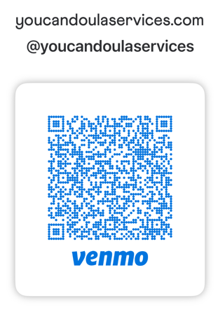 Venmo QR code for You Can Doula Services, handle @youcandoulaservices